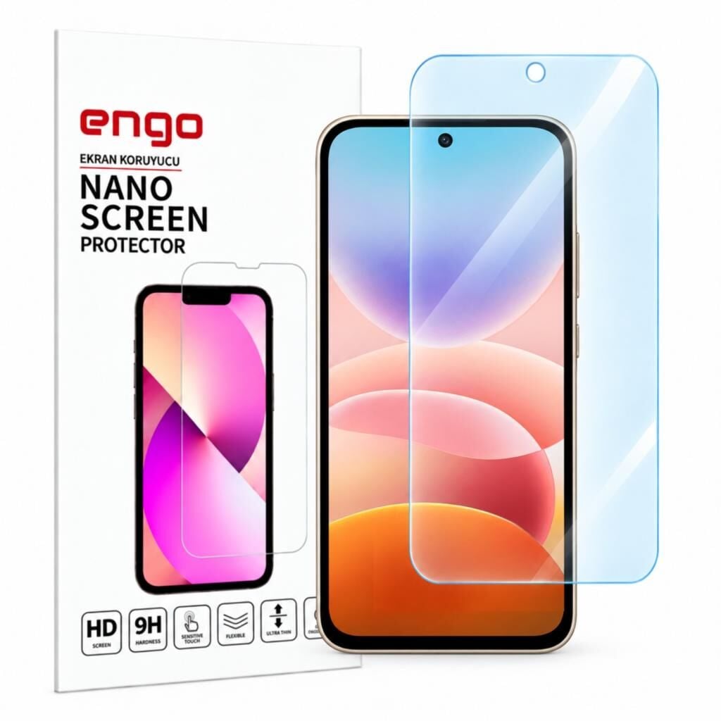 Xiaomi Redmi 17 Ekran Koruyucu 6.9 İnç 9H Nano Parlak, Esnek Kırılmaz Cam, Çizilmeye ve Darbeye Dayanıklı Şeffaf Koruma