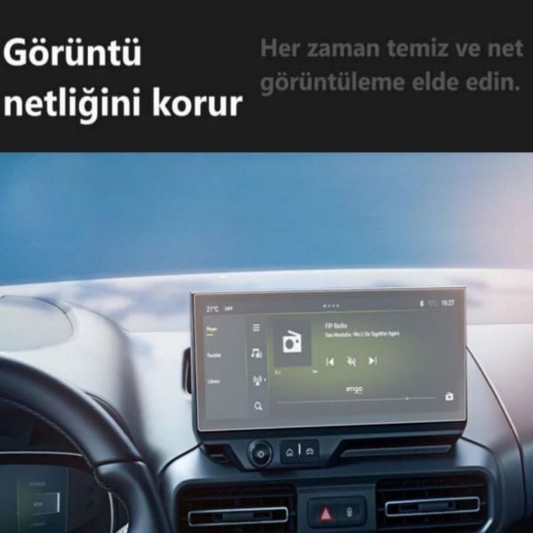 Opel Combo 10 inç Mat Ekran Koruyucu Multimedya Navigasyon