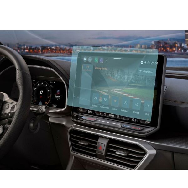 Cupra Leon 12.9 inç Multimedya Ekran Koruyucu Nano 2024