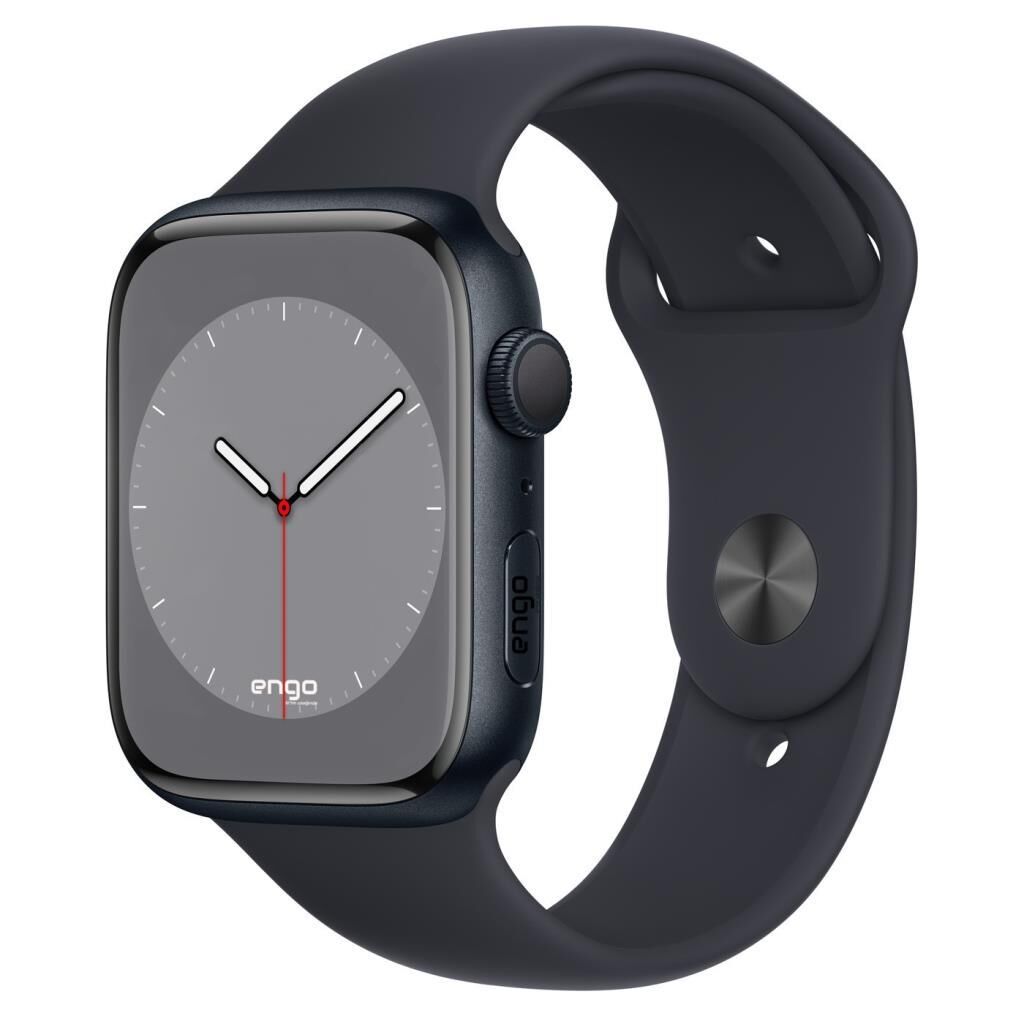 Apple Watch Spor Kordon Watch 8 45mm Uyumlu Spor Silikon Kordon