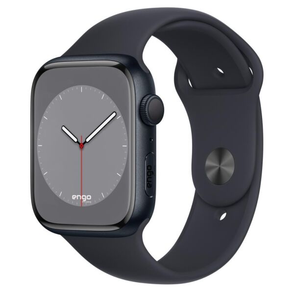 Apple Watch Spor Kordon Watch 8 45mm Uyumlu Spor Silikon Kordon
