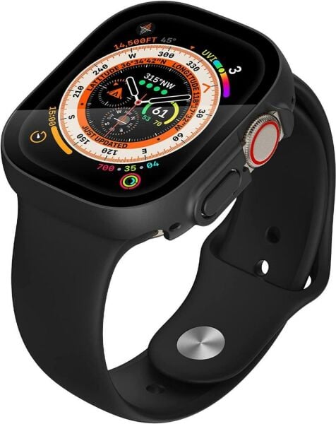 Apple Watch Ultra Kılıf Ekran Koruyucu 49mm Sert PC Kasa Kılıf