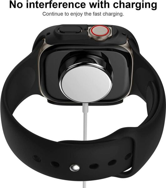 Apple Watch Ultra Kılıf Ekran Koruyucu 49mm Sert PC Kasa Kılıf