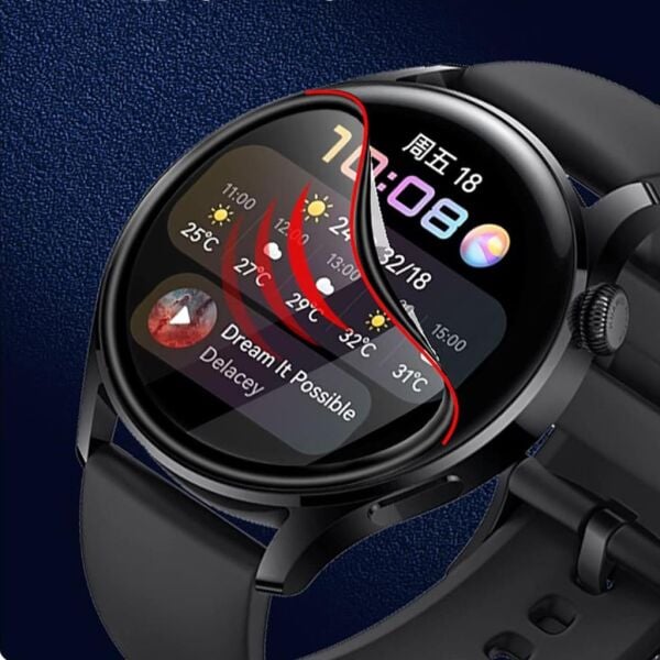 Huawei Watch GT 5 46mm Ekran Koruyucu Flexible Tam Kapama