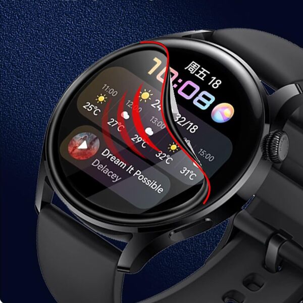 Huawei Watch GT5 Pro 46mm Ekran Koruyucu Flexible Tam Kapama