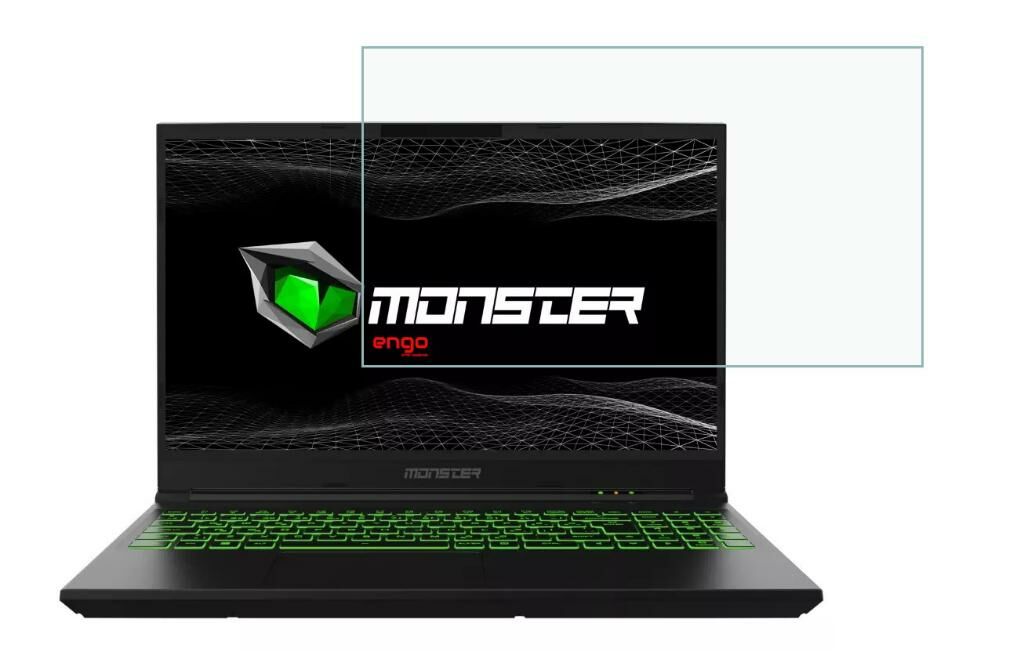 Monster Abra A5 V17 15.6 inç Ekran Koruyucu 9H Parlak Nano