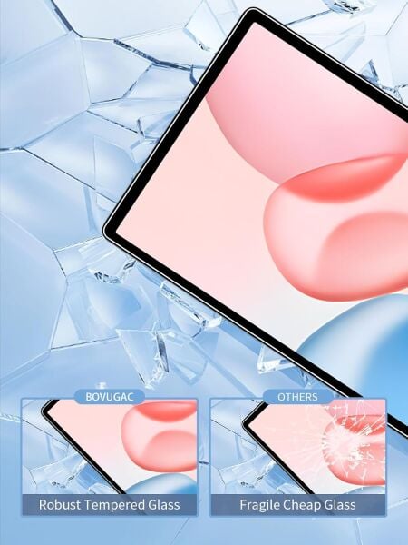 Honor Pad 10 Ekran Koruyucu 9H Parlak Nano Cam 12.1 inç ile Uyumlu