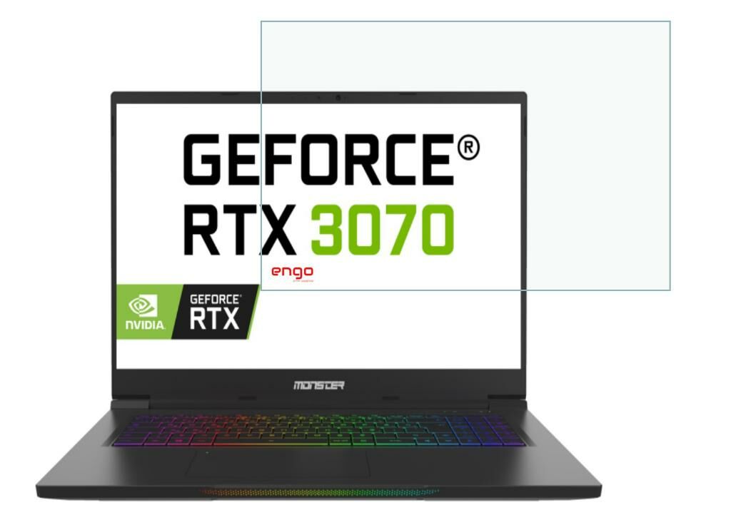 Monster Tulpar T7 V21 17.3 inç Ekran Koruyucu 9H Parlak Nano