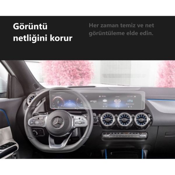 Mercedes EQA Mat Ekran Koruyucu Multimedya Ve Djital Ekran
