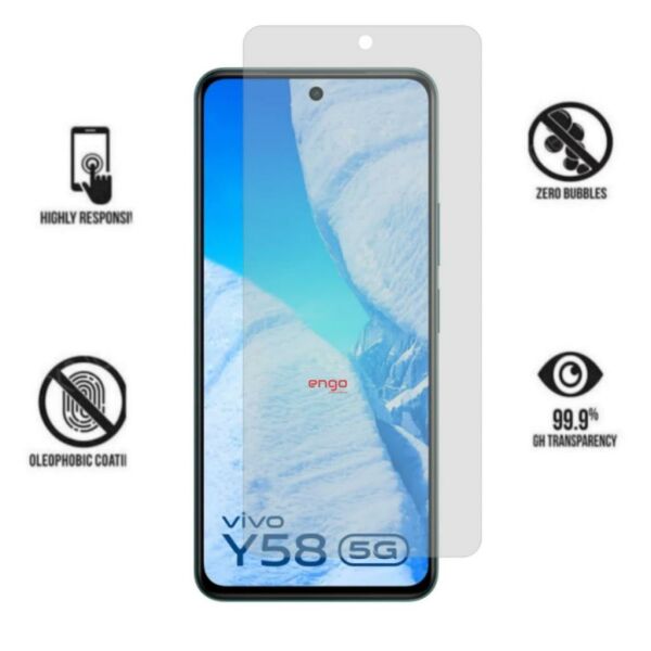 Vivo Y58 5G Mat Ekran Koruyucu Parmak İzi Bırakmaz