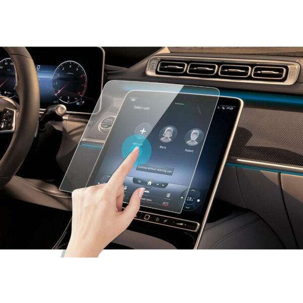Mercedes S450 12.8 inç Mat Ekran Koruyucu Multimedya