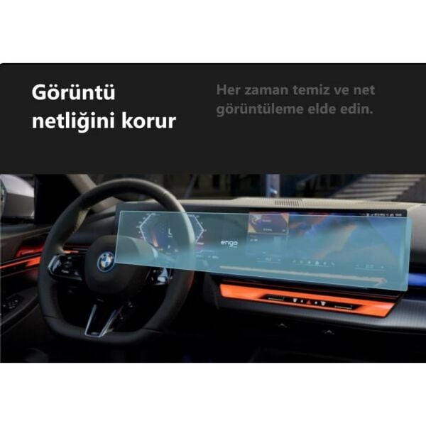 BMW i5 Ekran Koruyucu Şeffaf Nano Tam Kaplama Tek Parça