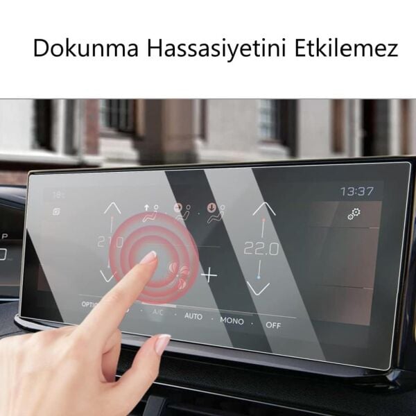 Citroen C3 Aircross 10.25 inç Mat Ekran Koruyucu Multimedya