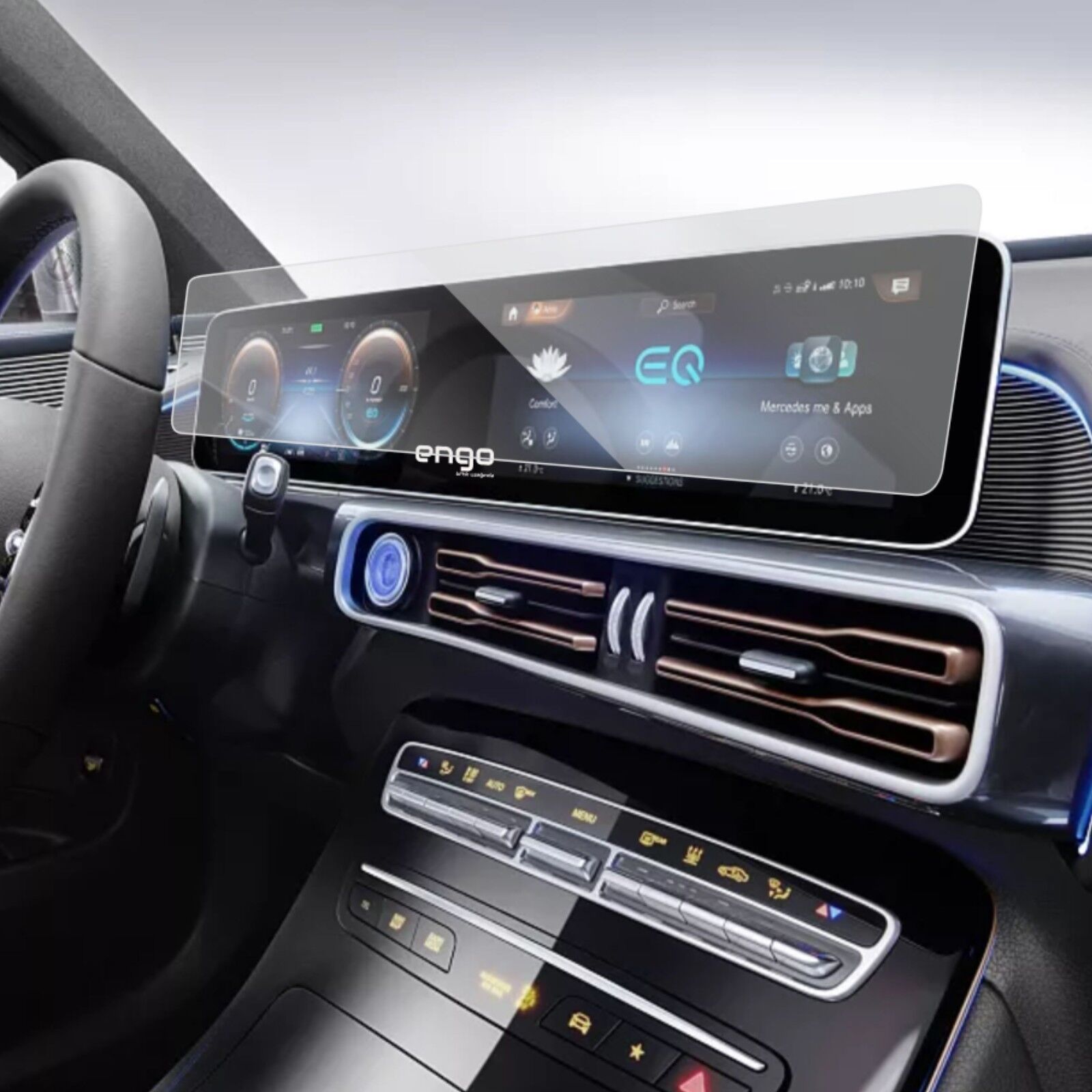Mercedes EQV 12.3 inç Mat Ekran Koruyucu Multimedya Gösterge