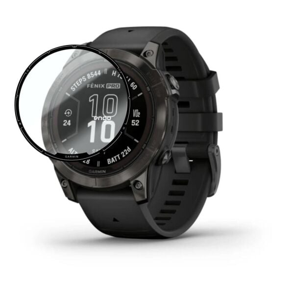 Garmin Fenix 7 Pro Ekran Koruyucu Flexible Tam Kaplama