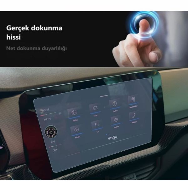 Volkswagen T-Cross 8 inç Multimedya Ekran Koruyucu Nano