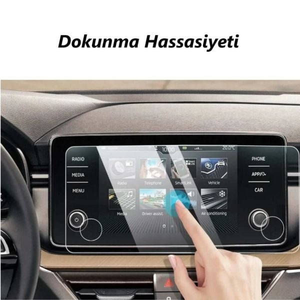 Volkswagen T-Cross 8 inç Multimedya Ekran Koruyucu Nano