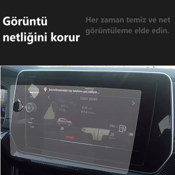 Volkswagen T-Cross 8 inç Multimedya Mat Ekran Koruyucu