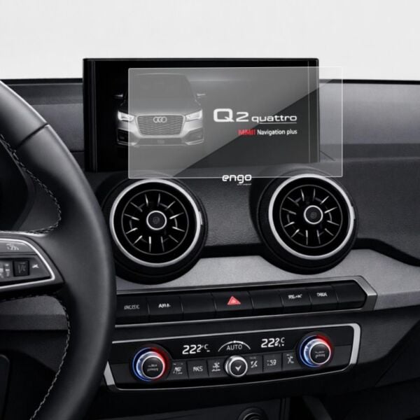 Audi Q2 9 inç Mat Ekran Koruyucu Multimedya 9H Nano