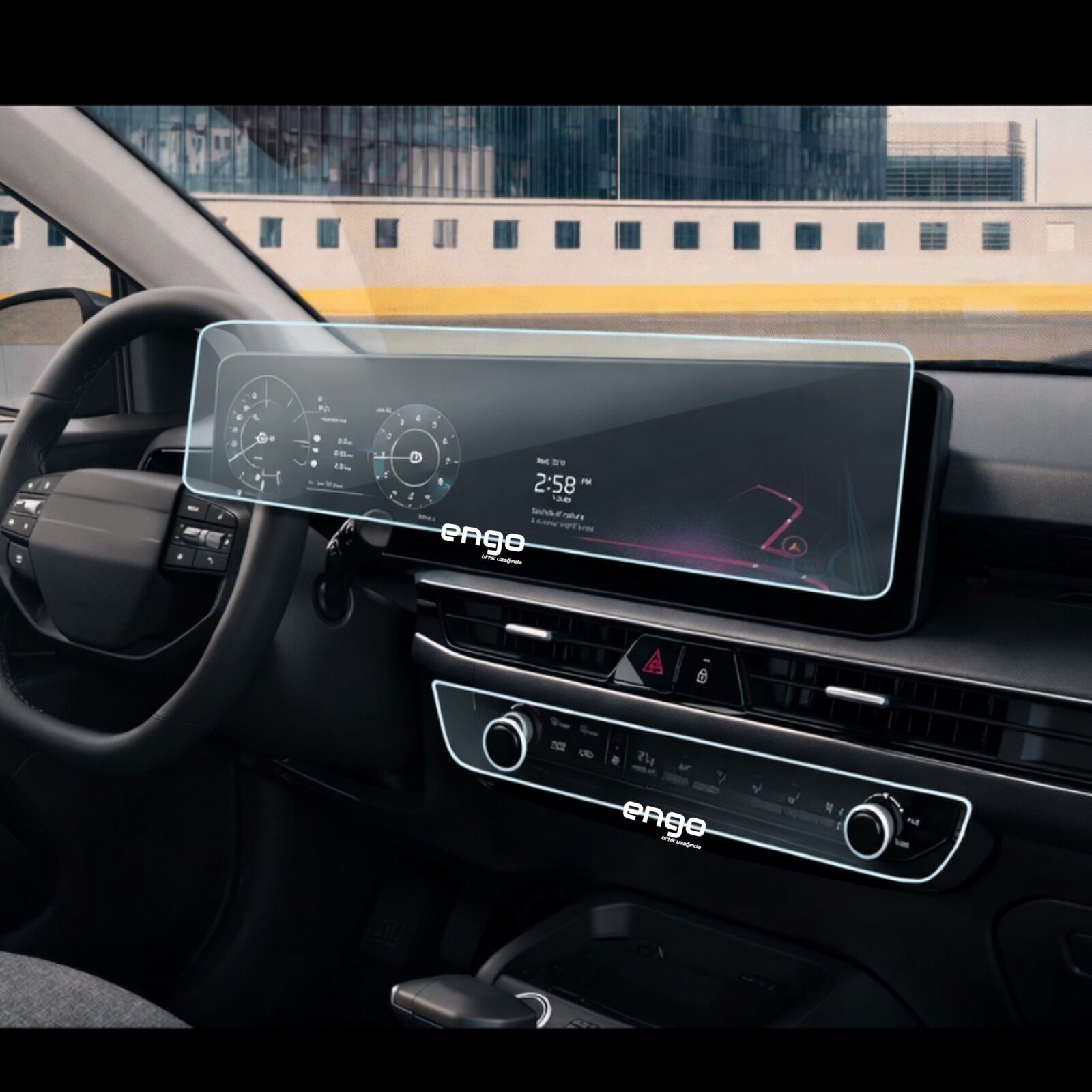 Kia Stonic Ekran Koruyucu 12.3 Multimedya 4.2 Gösterge