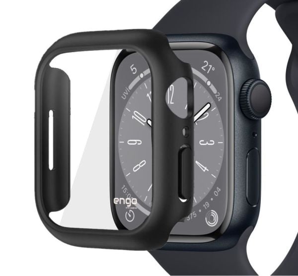 Apple Watch 8 Ekran Koruyucu Kılıf Sert PC Kasa Watch 8 41mm