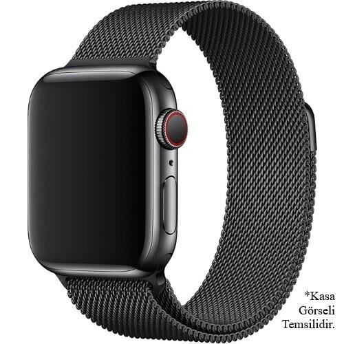 Apple Watch Kordon 42 mm Paslanmaz Çelik Manyetik Kapatmalı Kayış