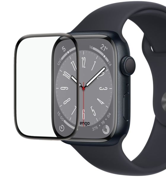 Apple Watch 8 Ekran Koruyucu Flexible Esnek Cam Apple Watch 45 mm