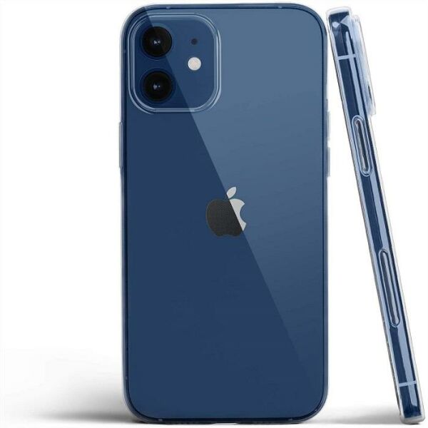 Apple iPhone 12 Mini Ekran Koruyucu +Şeffaf Kılıf +Kamera Koruyucu