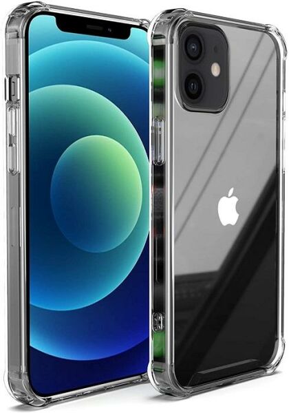 Apple iPhone 12 Mini Ekran Koruyucu +Şeffaf Kılıf +Kamera Koruyucu