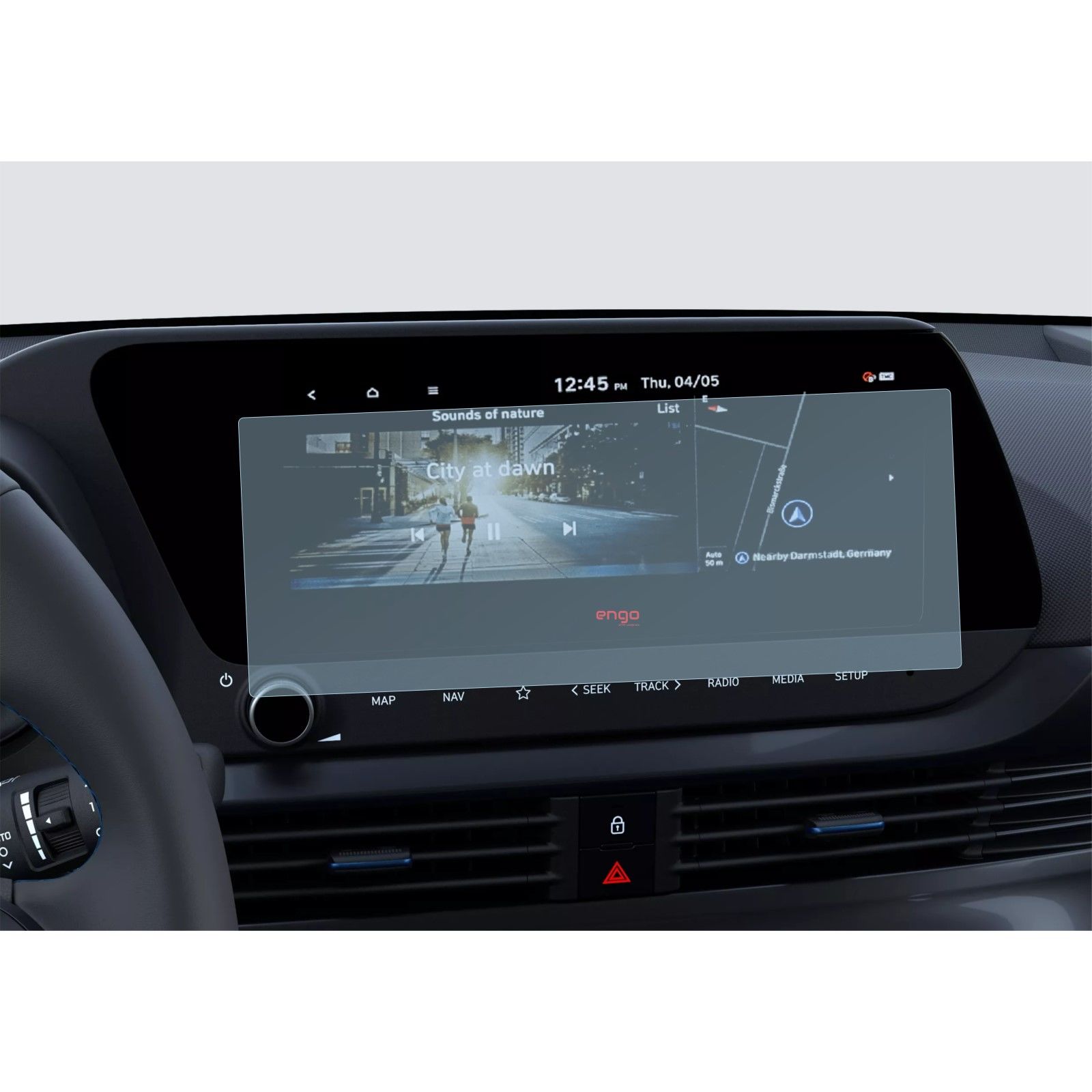 Hyundai i20 10.25 İnç Multimedya Ekran Koruyucu Nano Şeffaf