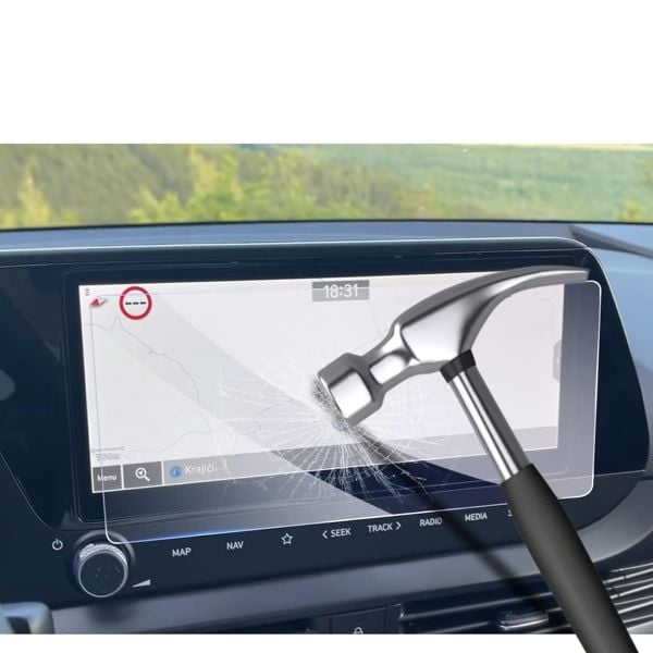 Hyundai i20 10.25 İnç Multimedya Ekran Koruyucu Nano Şeffaf