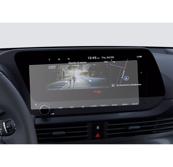 Hyundai i20 10.25 İnç Mat Ekran Koruyucu Multimedya Şeffaf