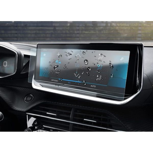 Peugeot 208 10 İnç Ekran Koruyucu Multimedya Şeffaf Nano