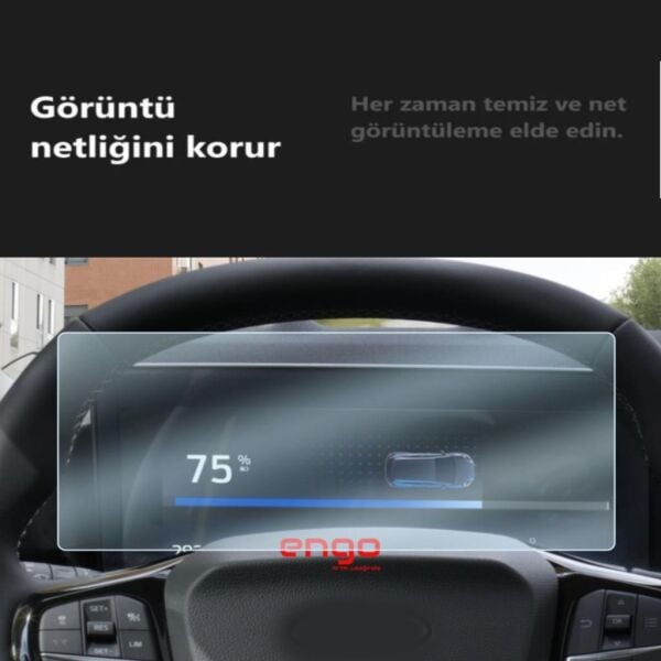 Ford Puma Gen‑E 12.8 inç Ekran Koruyucu Dijital Gösterge