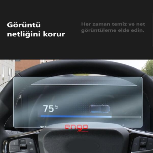 Ford Puma Gen‑E 12.8 inç Ekran Koruyucu Dijital Gösterge