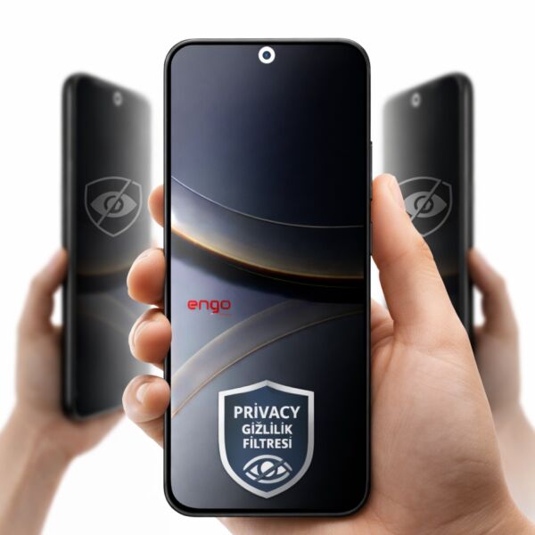 Poco F7 Hayalet Ekran Koruyucu 9H Nano Tam Gizlilik