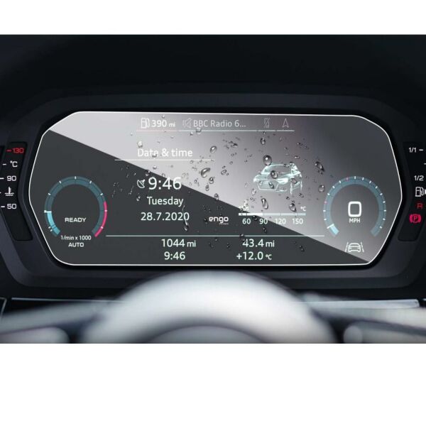 Audi S3 Mat Ekran Koruyucu 12.3 inç Dijital Gösterge