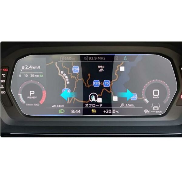 Audi S3 Mat Ekran Koruyucu 12.3 inç Dijital Gösterge