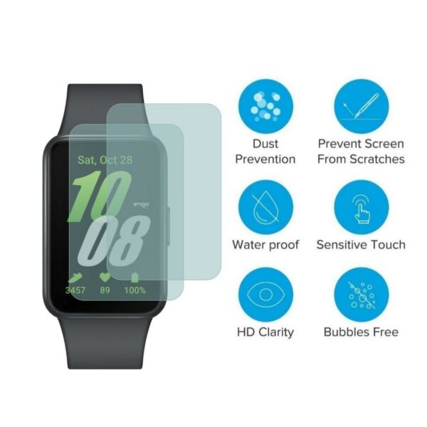 Samsung Galaxy Fit3 Ekran Koruyucu Nano Şeffaf 2 Adet