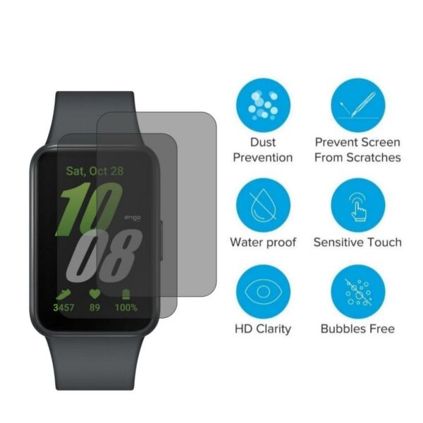 Samsung Galaxy Fit3 Hayalet Ekran Koruyucu Şeffaf 2 Adet
