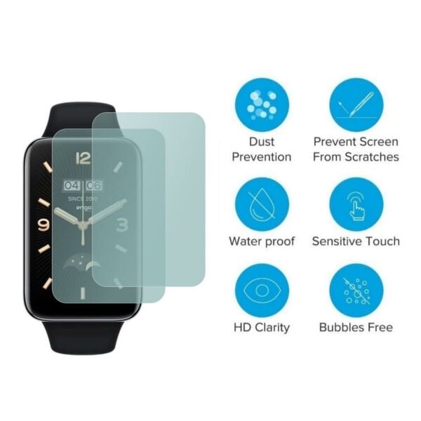 Xiaomi Smart Band 7 Pro Ekran Koruyucu Nano Parlak 2 Adet