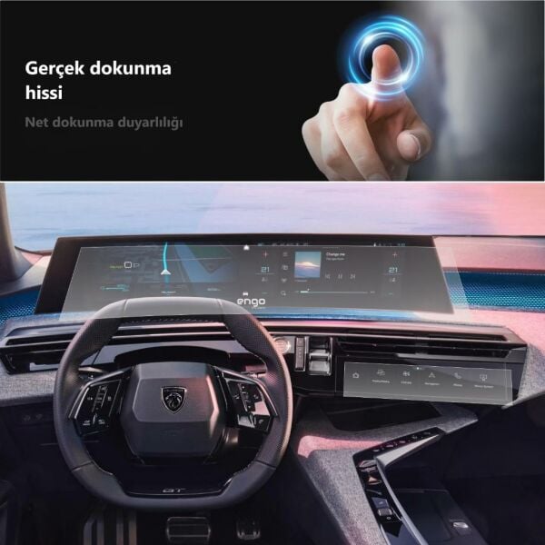 Peugeot 5008 GT Mat Ekran Koruyucu 21 inç i-Cockpit ve Klima