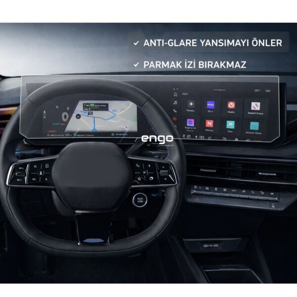Renault Clio 6 Mat Ekran Koruyucu Esprit Alpine OpenR 10.1