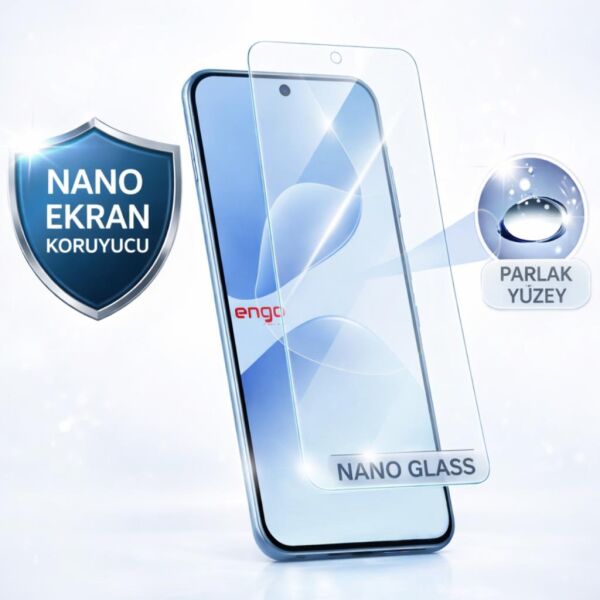 Vivo V70 FE Ekran Koruyucu 9H Şeffaf Nano Parlak V2550