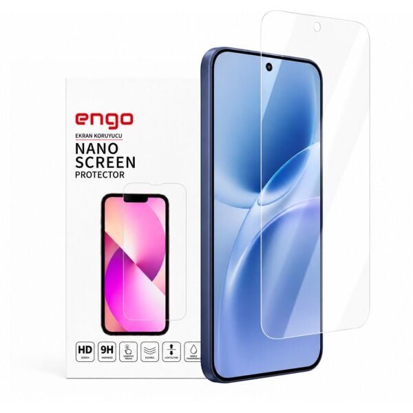 Vivo V70 FE Ekran Koruyucu 9H Şeffaf Nano Parlak V2550
