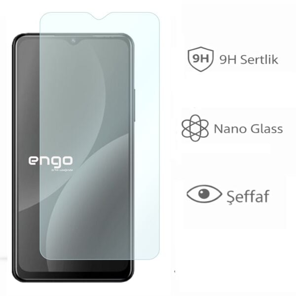 Ovion V15 Lite Ekran Koruyucu 9H Şeffaf Nano Parlak