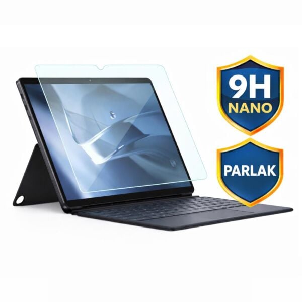 Acer ETPad Max 12.9 inç Ekran Koruyucu 9H Parlak Nano Şeffaf