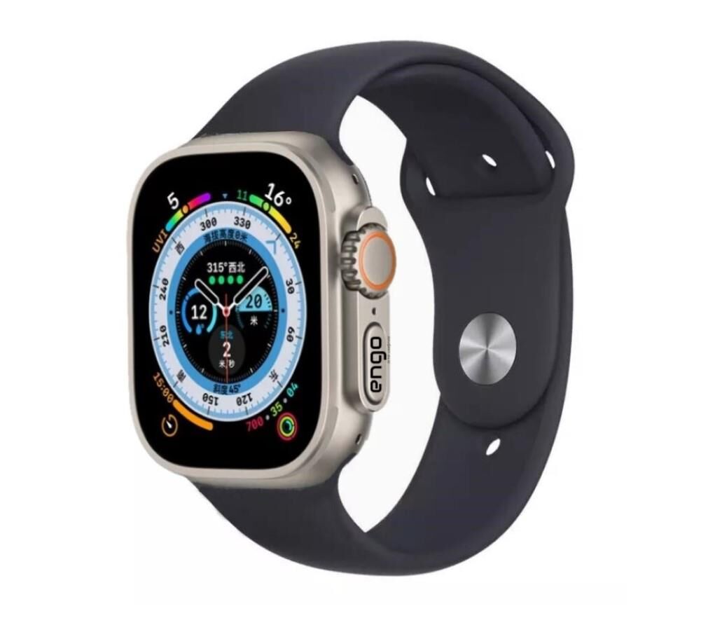 Apple Watch Ultra 49mm Spor Kordon Soft Silikon Band Watch Ultra