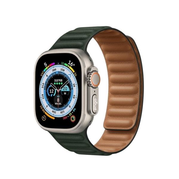 Apple Watch Ultra 49mm Baklalı Watch 49 mm Baklalı Kordon Turuncu