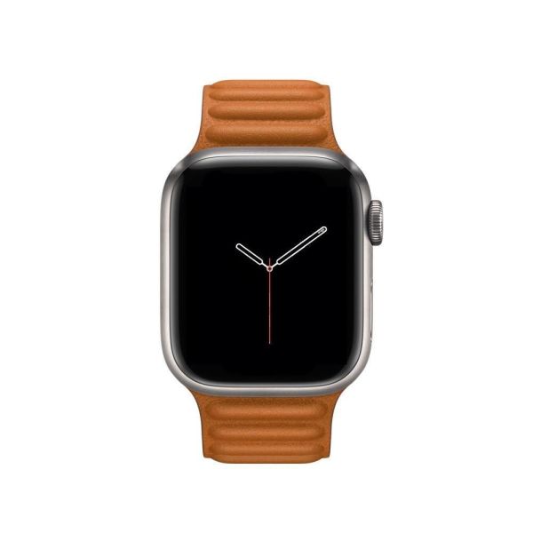 Apple Watch Ultra 49mm Baklalı Watch 49 mm Baklalı Kordon Turuncu